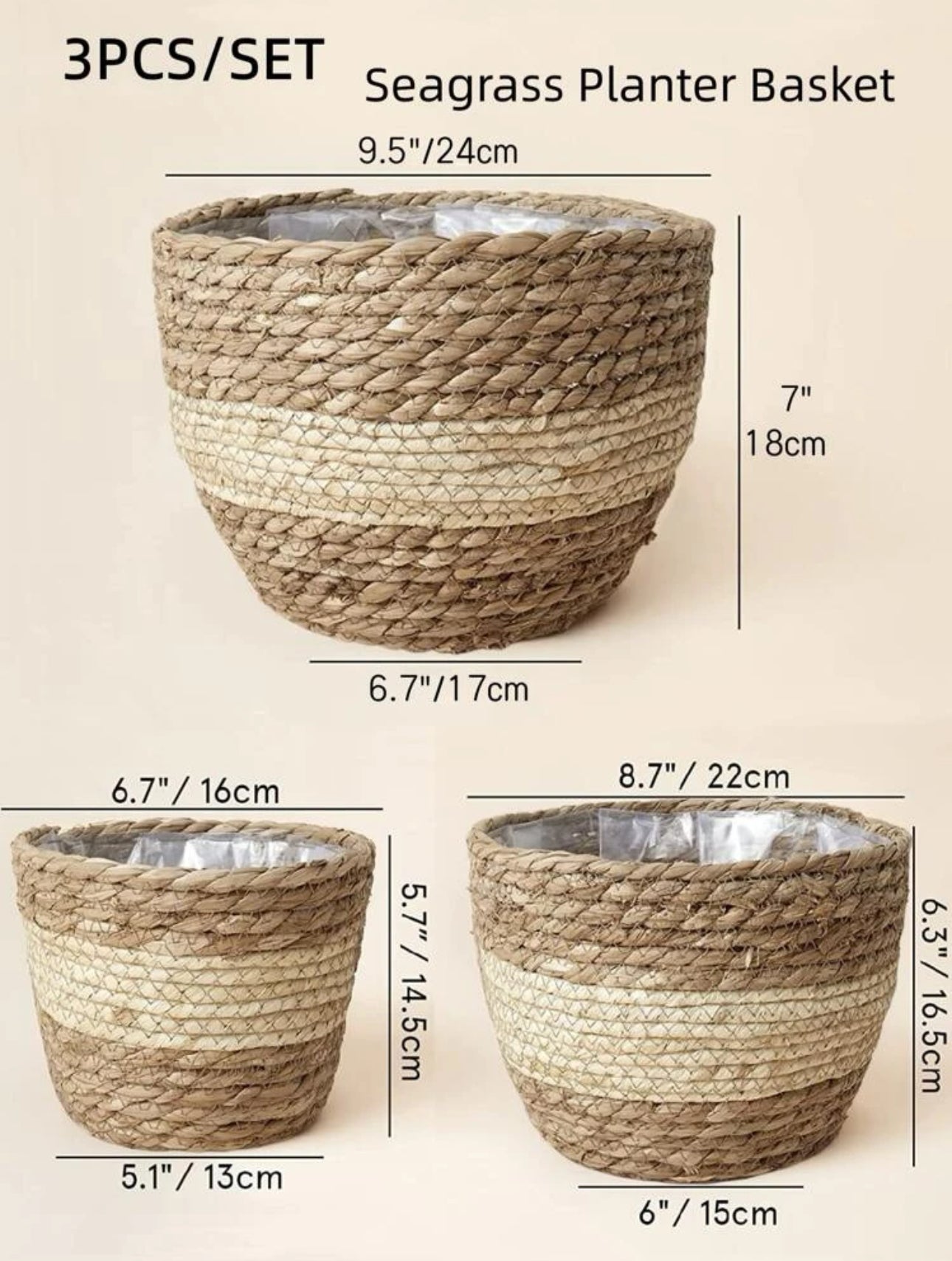 Braided Wooden Planter