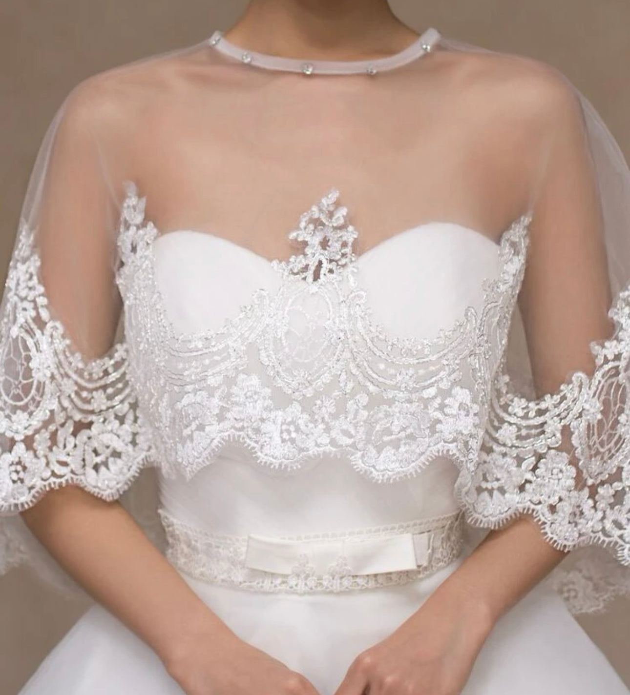 Bridal Dress Top-cover