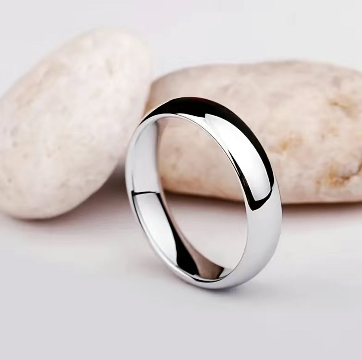Men’s Silver Stainless Steel Ring