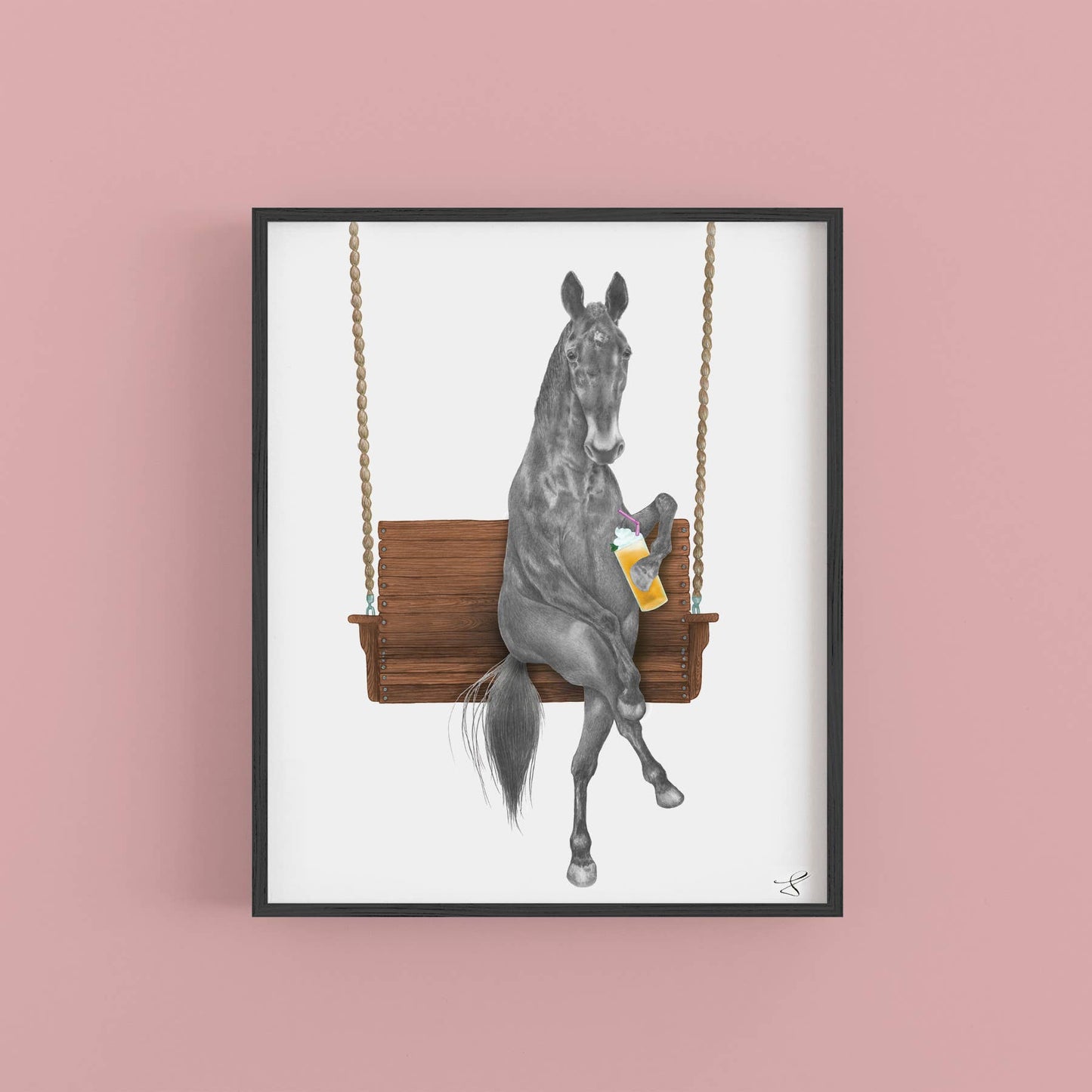 Miami Clementine Horse Portrait Study