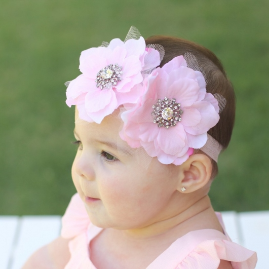 Original HairBlooms Handmade Heirloom Headbands or Bandannas