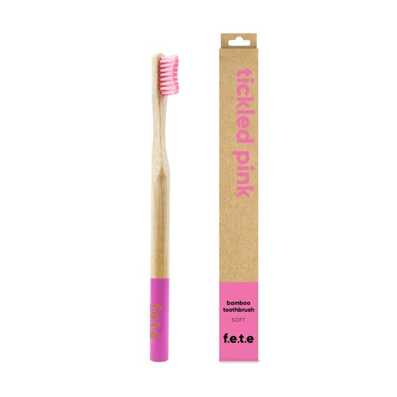 Bamboo Toothbrush - Soft Bristles (Various Colours)