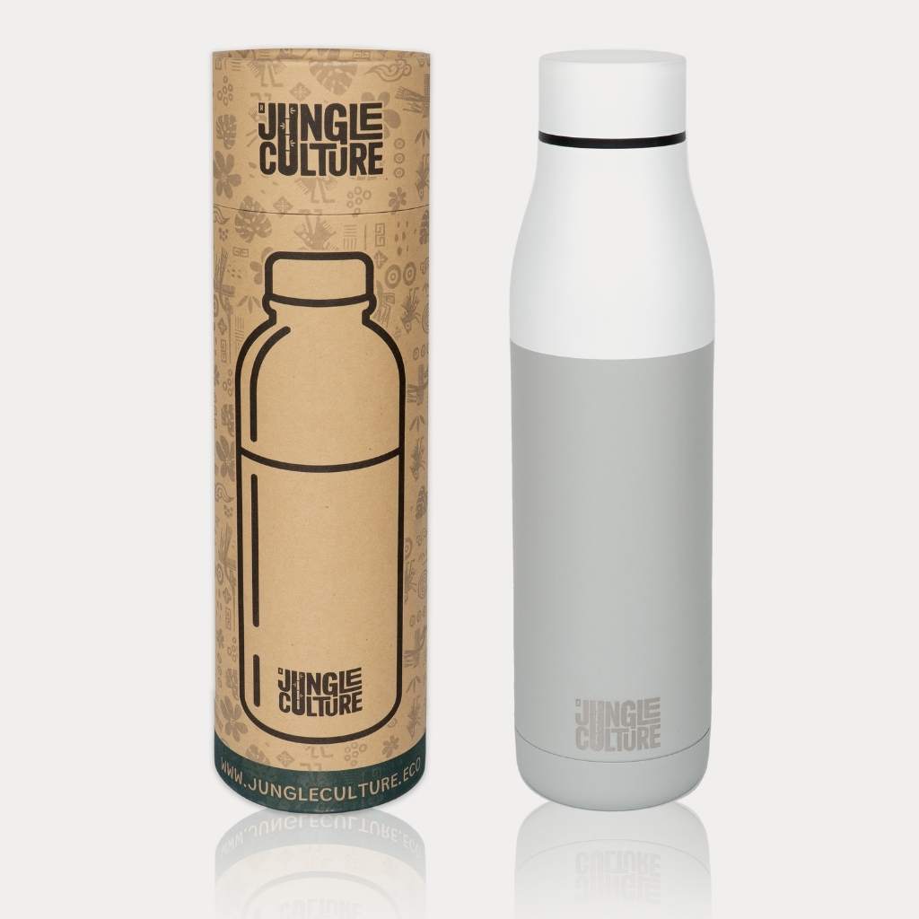 Reusable Stainless Steel Metal Water Bottles - 650ml