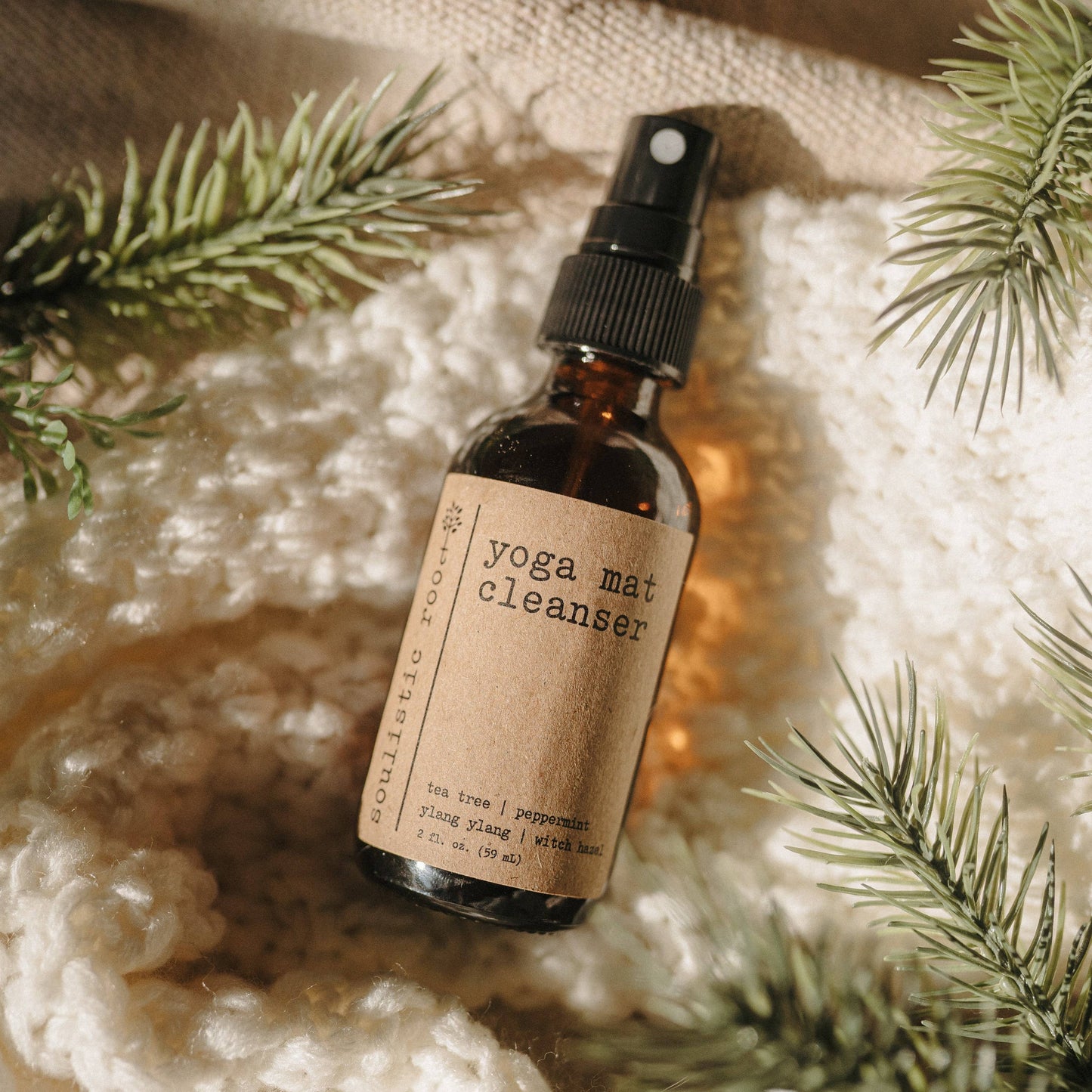 Uplifting Yoga Mat Cleanser | Rose Quartz Infused