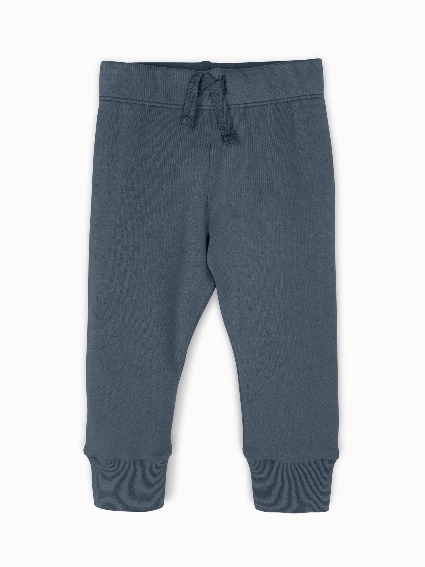 Organic Toddler Joggers- Harbor
