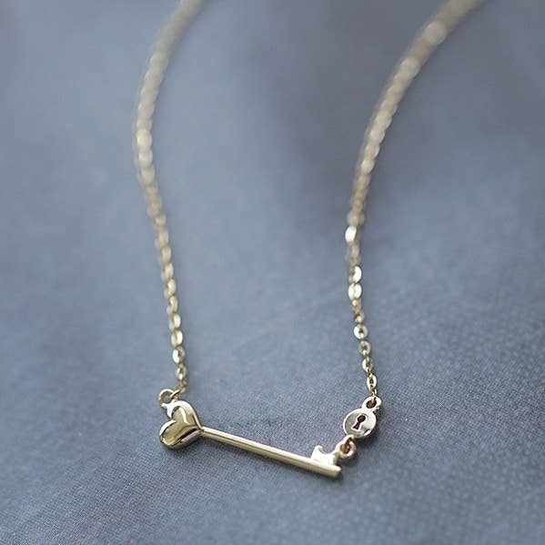 Love Key Necklace