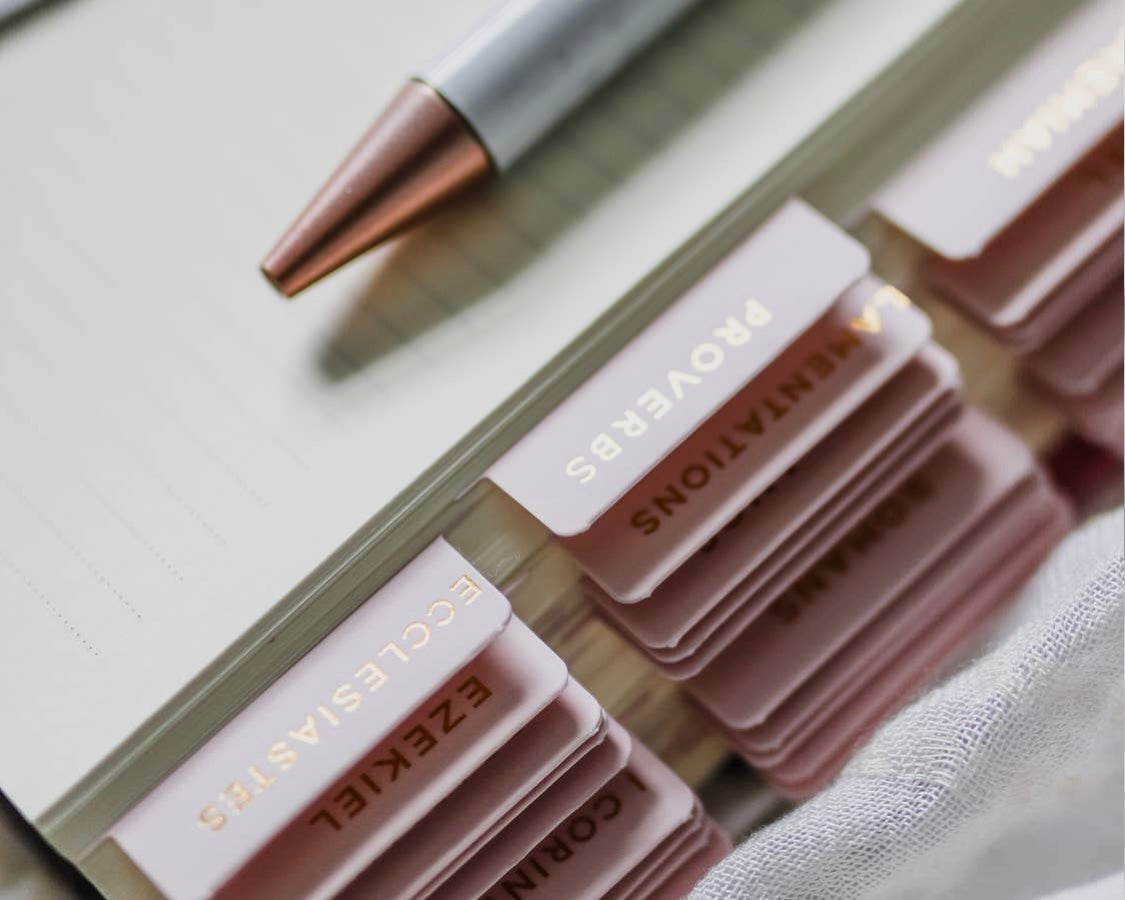 Beautiful Blush Bible Tabs
