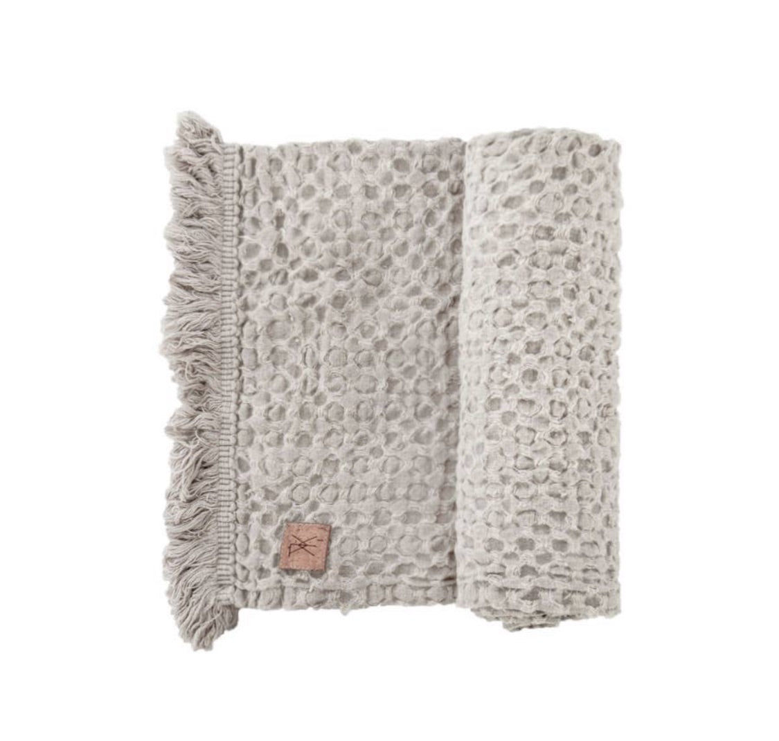 BEDA linen waffle towel, 100 x 150 cm