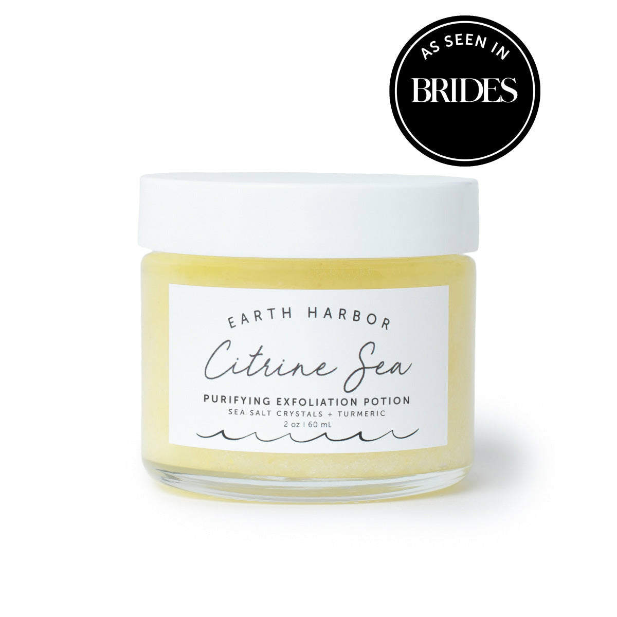 Tropical Exfoliator: Citrine Gemstone + Turmeric Oil
