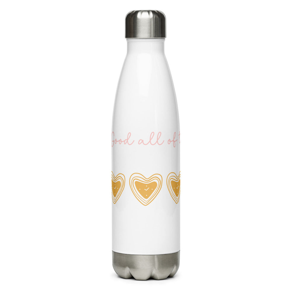 God is good stainless-steel bottle