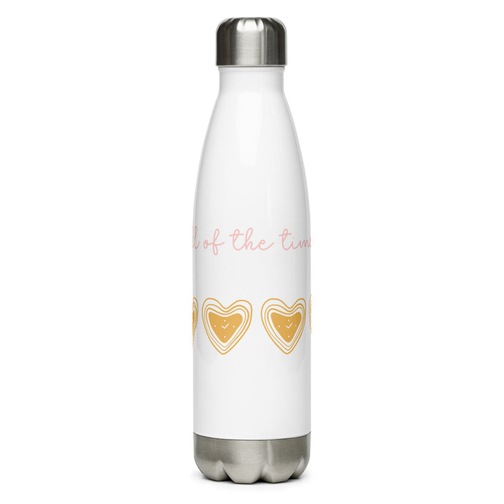 God is good stainless-steel bottle