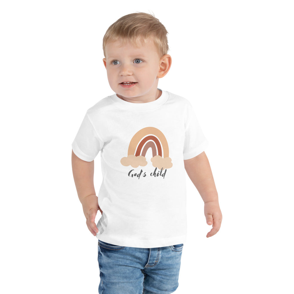 Toddler Short Sleeve Organic Rainbow Tee