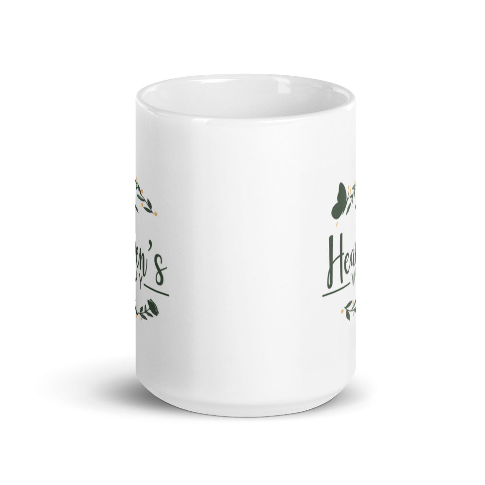 Heaven's Way logo mug