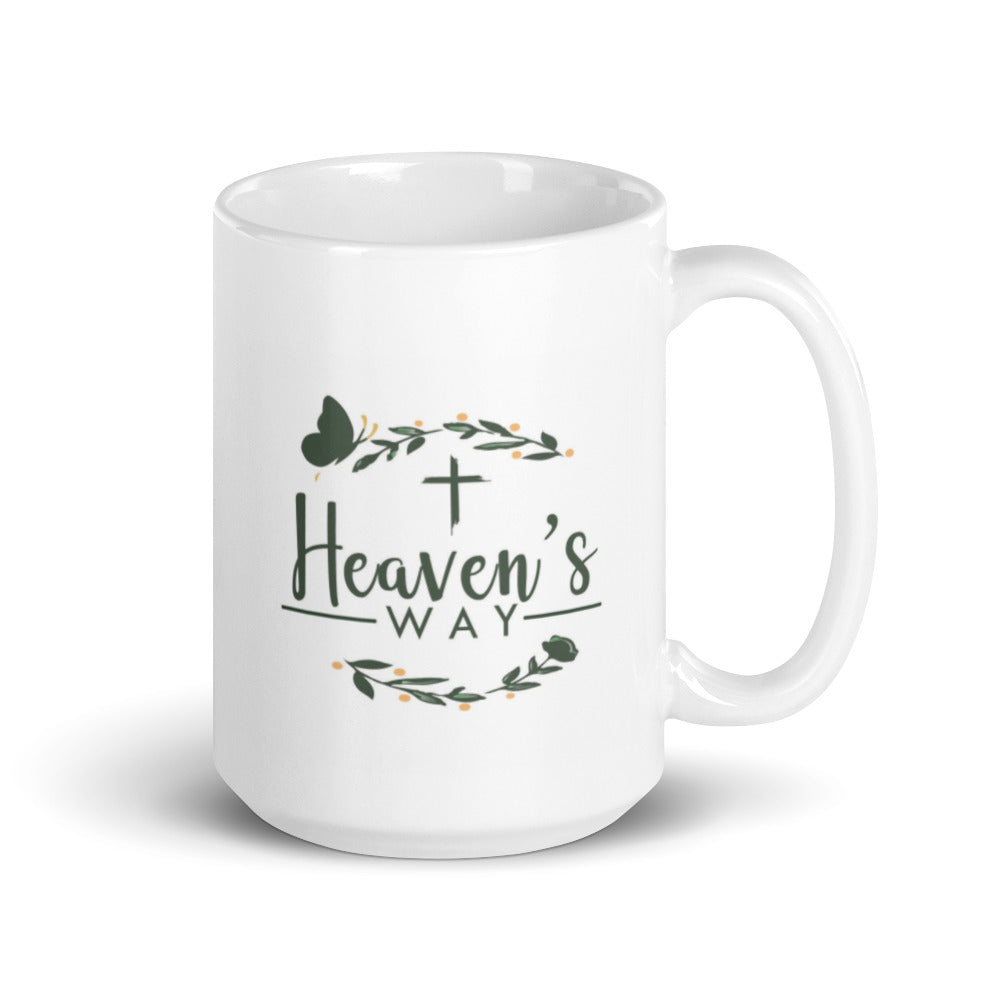 Heaven's Way logo mug