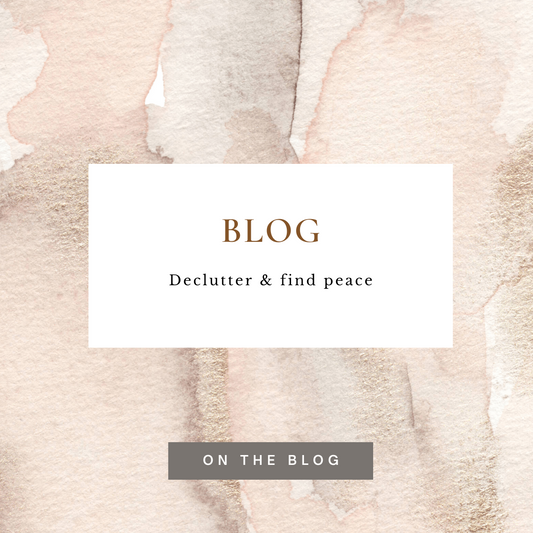 Declutter and find peace
