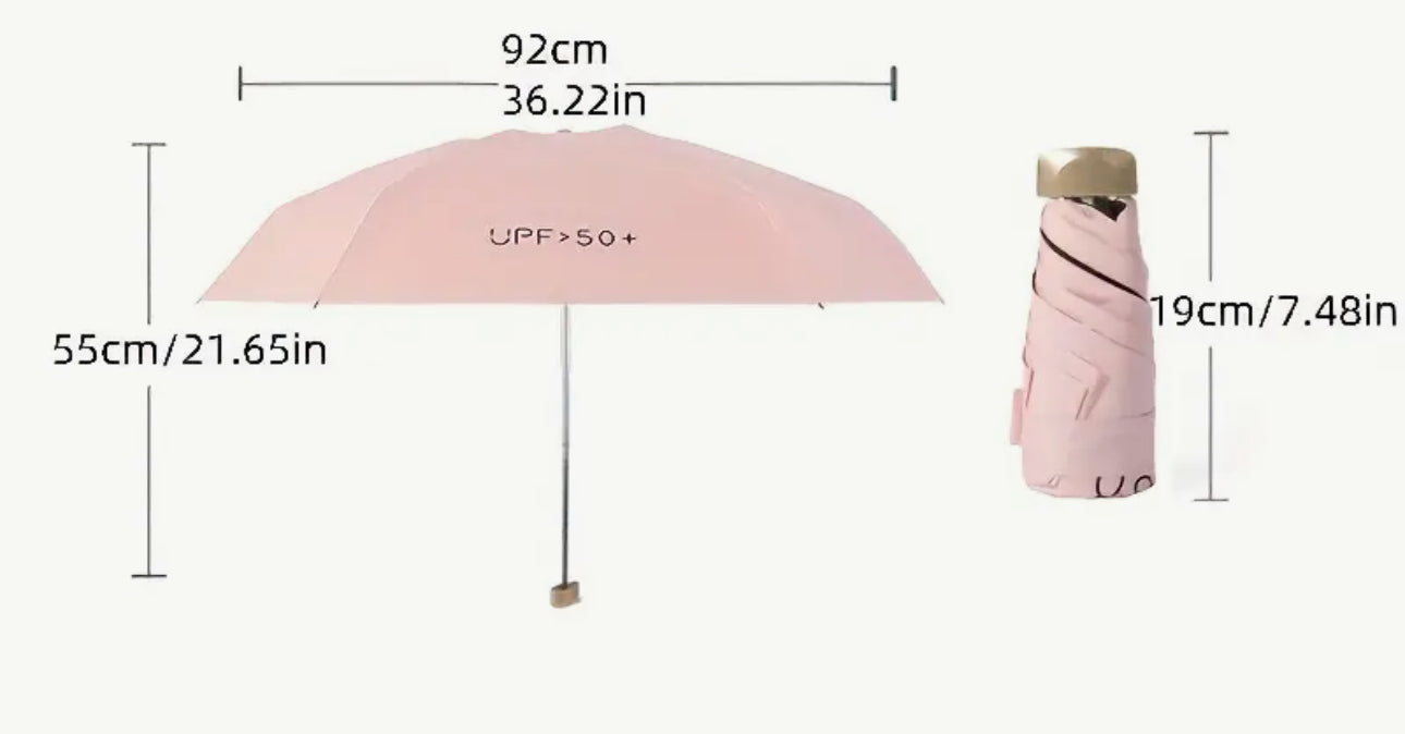 Mini Pink Umbrella