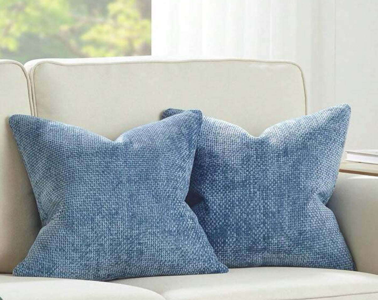 Light Blue Soft Pillow cover