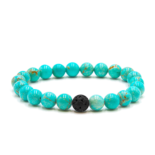 Aromatherpy Bracelet - Turquoise