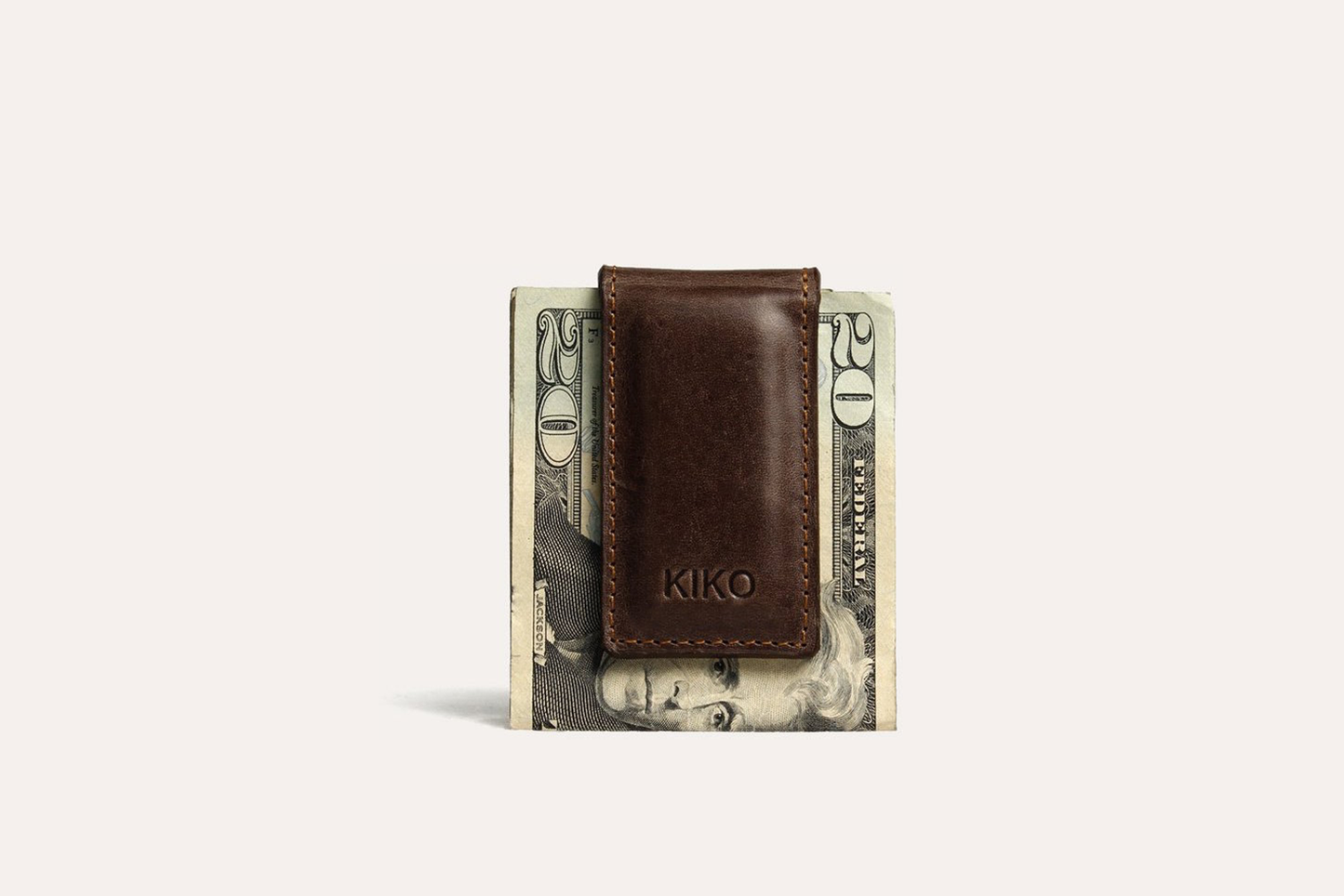 Soft Leather Magnetic Money Clip