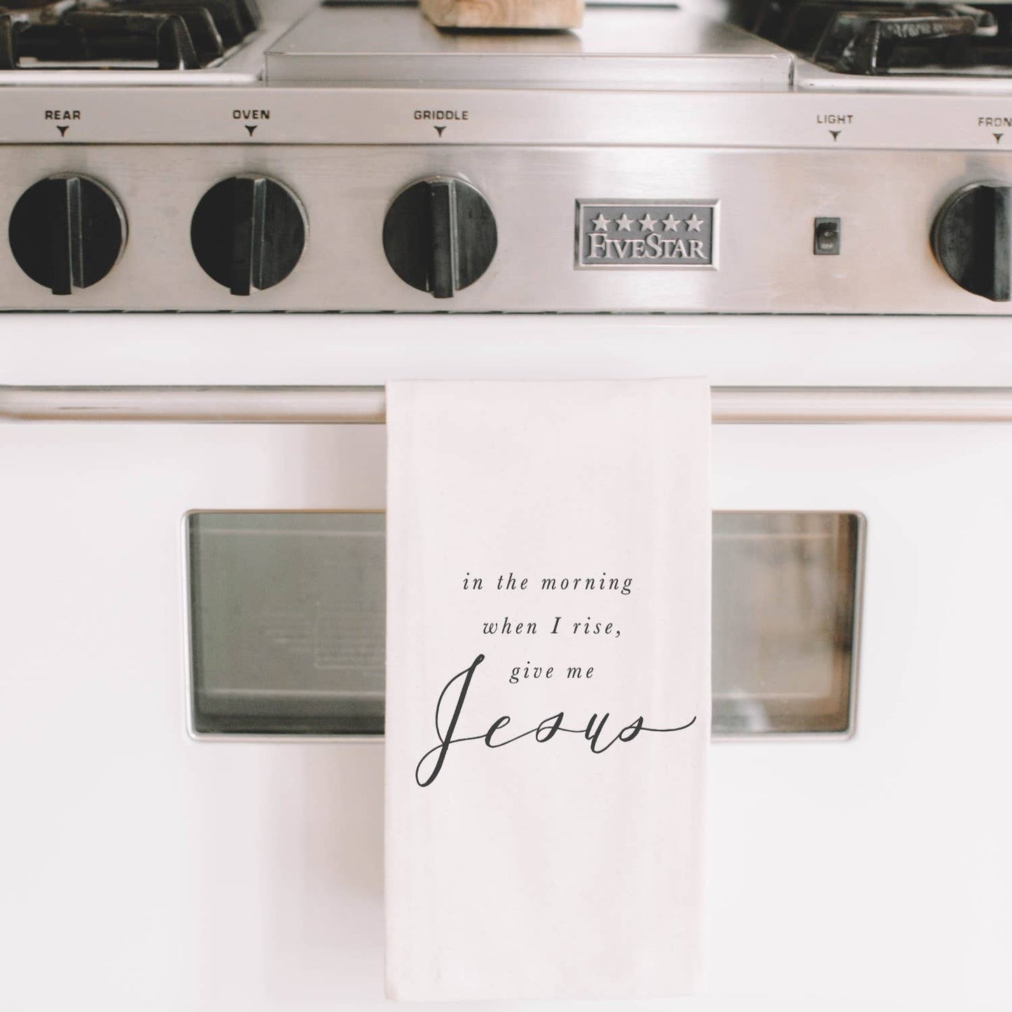 In The Morning When I Rise Tea Towel