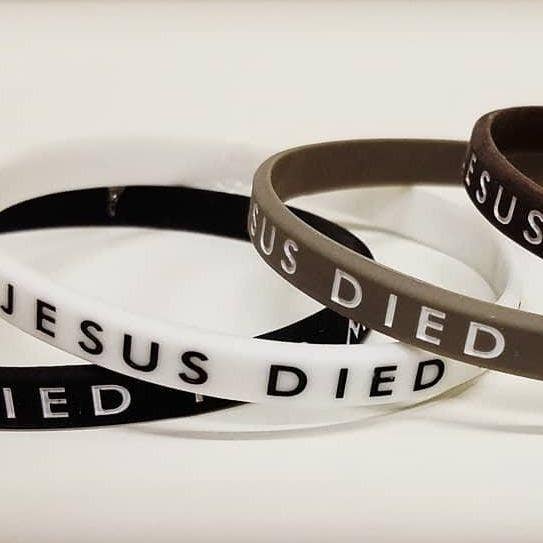 "Jesus Died For Me" Bracelets