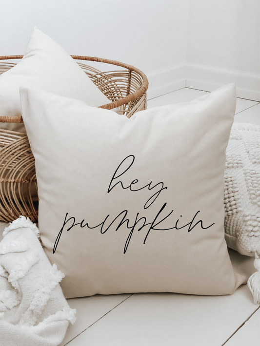 Hey Pumpkin Pillow - Autumn