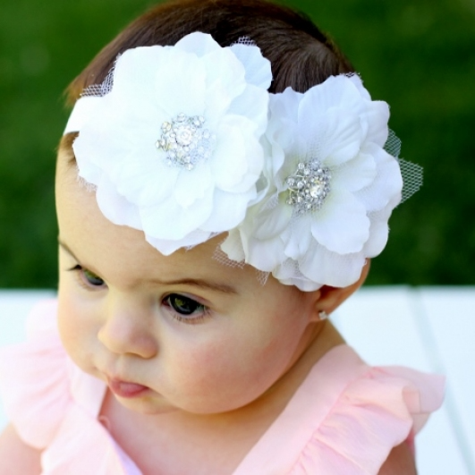 Orginal HairBlooms Handmade Heirloom Headbands or Bandannas