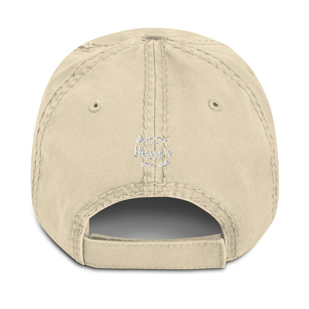 Men's distressed hat