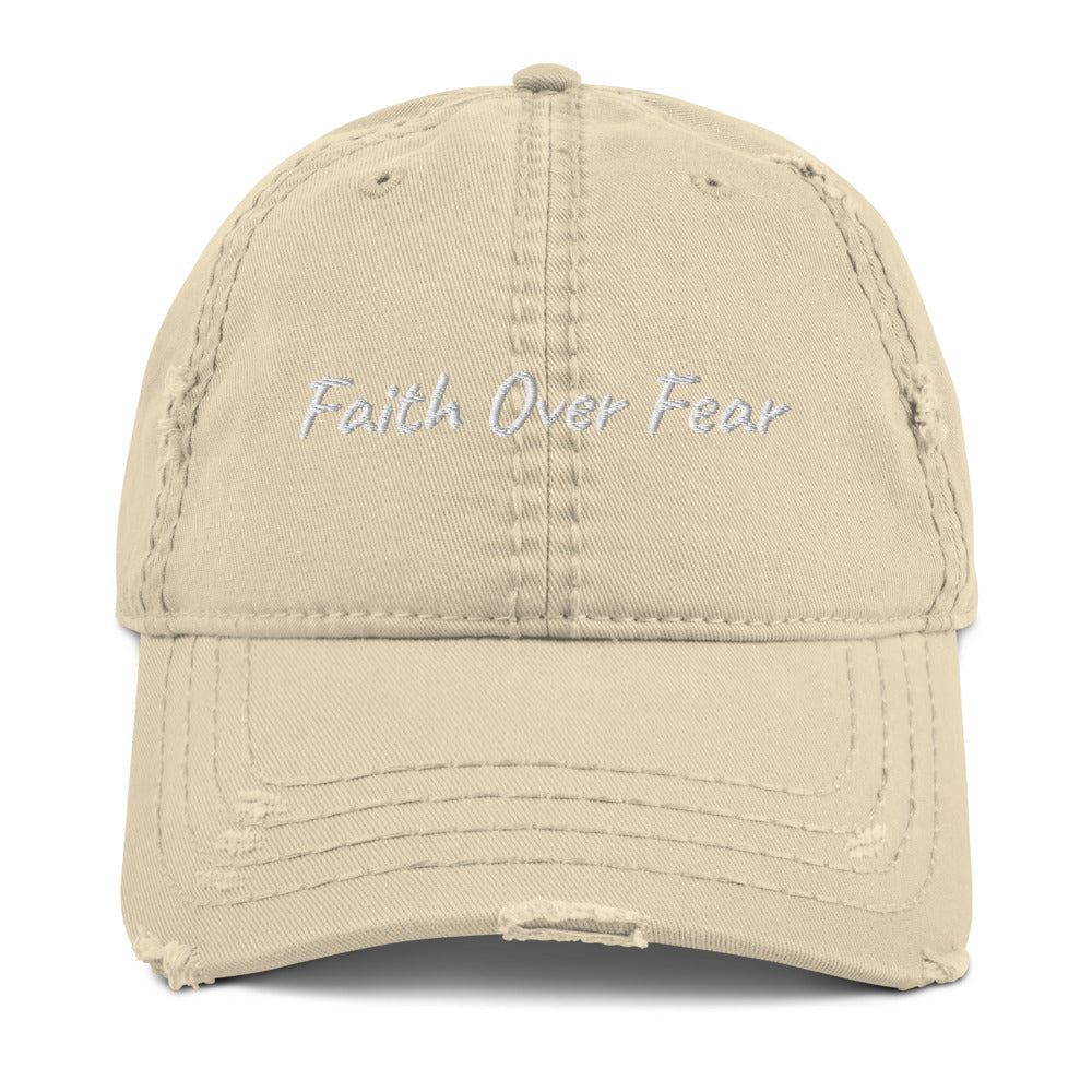 Men's distressed hat