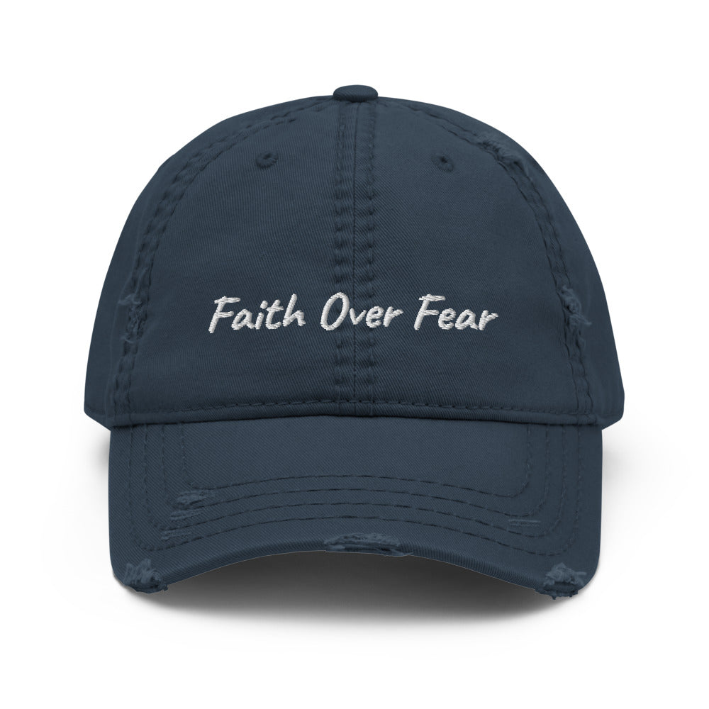 Men's distressed hat