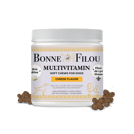Multivitamin Soft Chews for Dogs (Cheese Flavor - 60 chews)