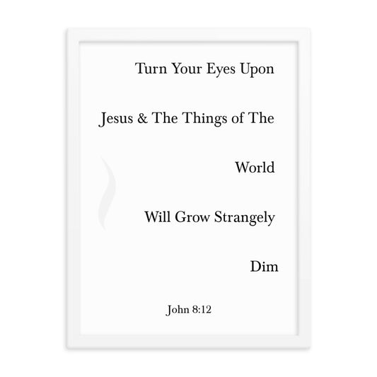 Contemporary framed verse