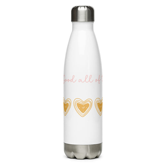 God is good stainless-steel bottle