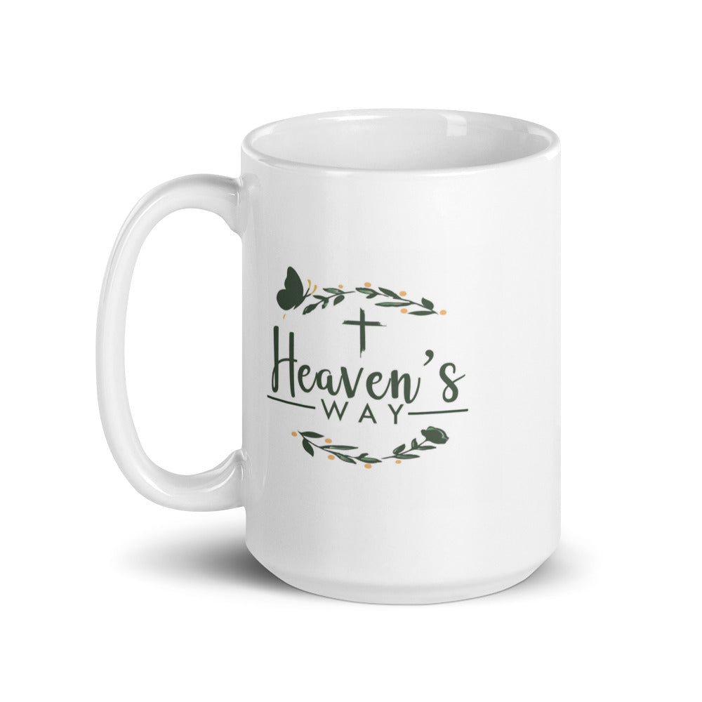 Heaven's Way logo mug